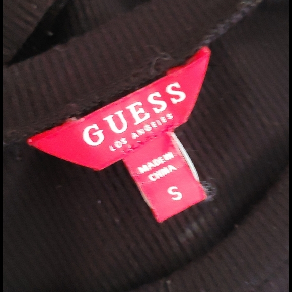 Guess Los Angeles Black Knit Bodycon Dress - Picture 2 of 7